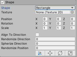 Figure 09: Shape module set to Rectangle