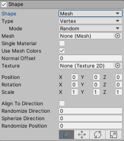 Figure 05: Shape module set to Mesh