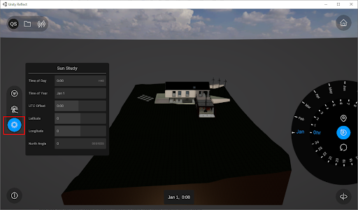 Using Sun Study in the Reflect Viewer