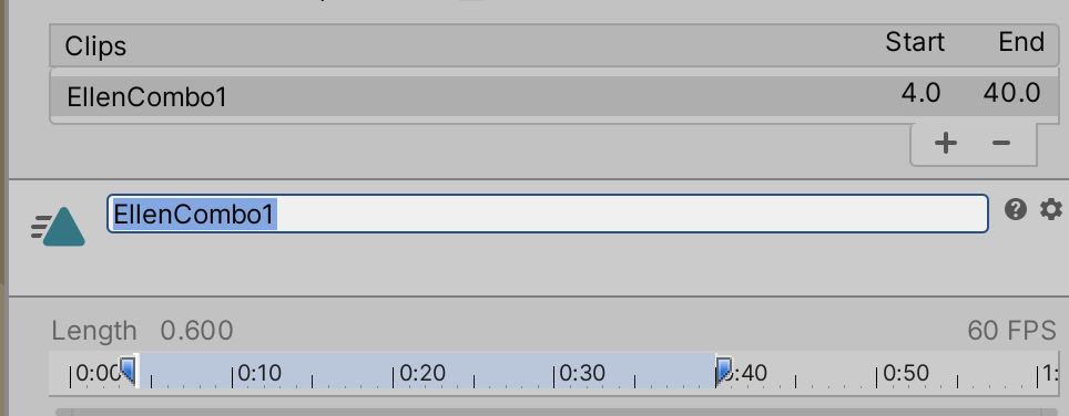 Figure 05: Renaming an Animation Clip