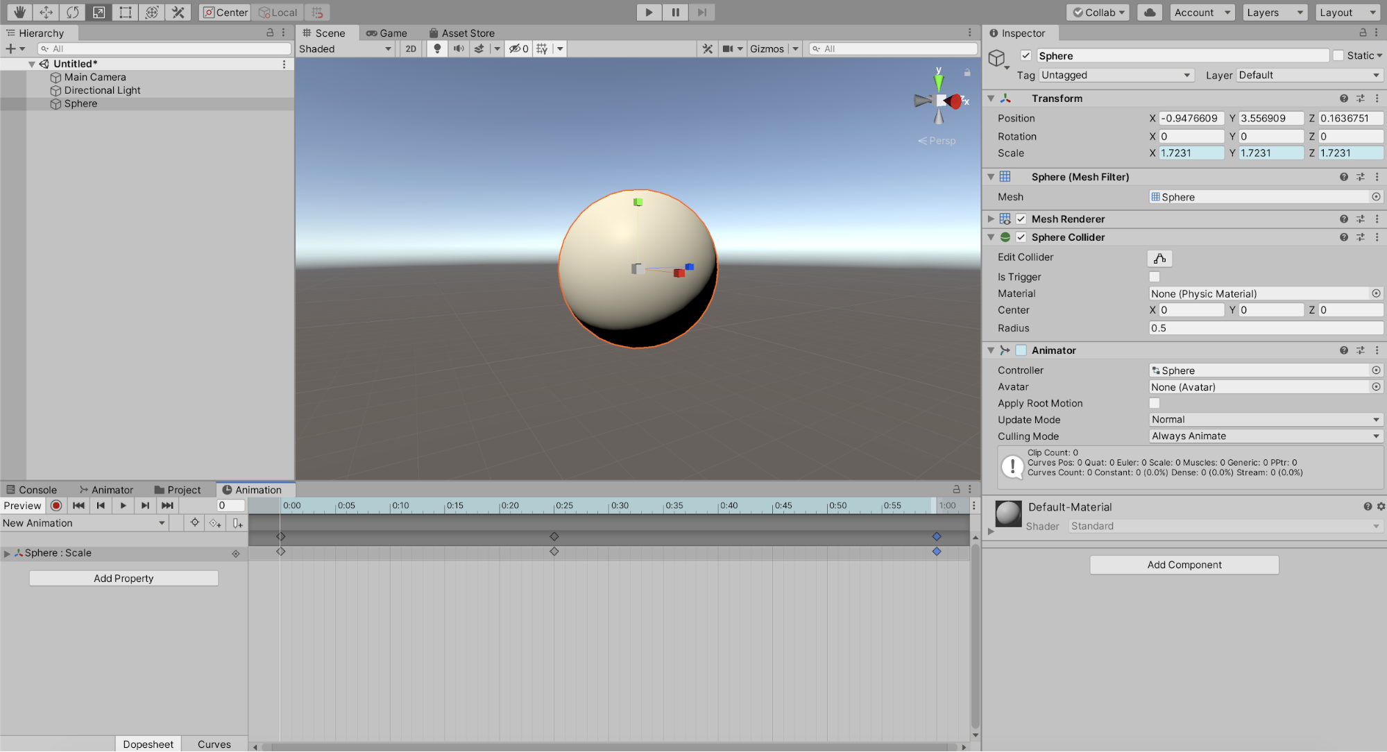 Figure 11: Adding keyframes