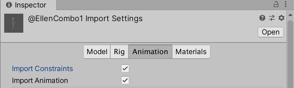 Figure 04: Animation Tab