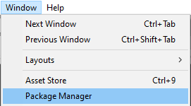 Figure 01: Package Manager