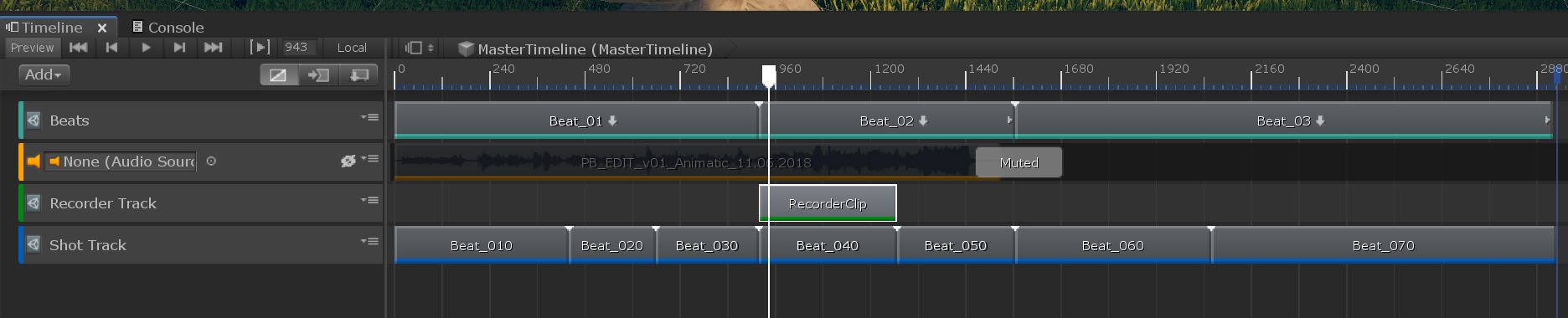 Figure 06: Recorder Clip set to only export Beat_040