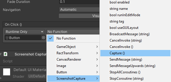 Figure 06: Adding ScreenshotCapture’s Capture() method to the button’s OnClick event