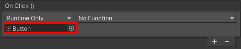 Figure 05: Add an object to select its function for the OnClick event.