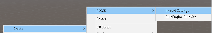 Figure 03: Creating a new Import Settings preset