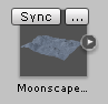 Figure 10: The Sync button appears when a change has been detected in the imported model.