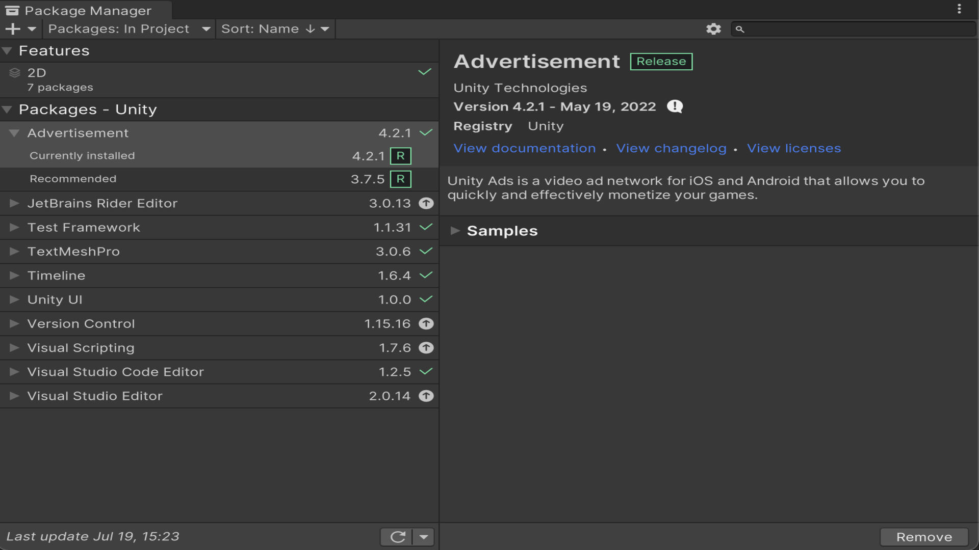 Display a rewarded ad with Unity Ads