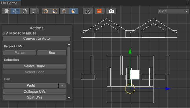 UV map is scattered here and there