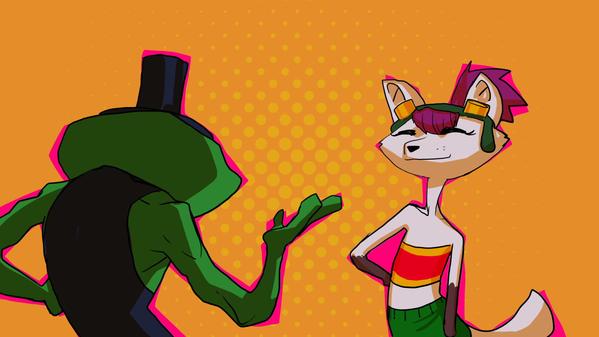 Display character dialogue using raycasting