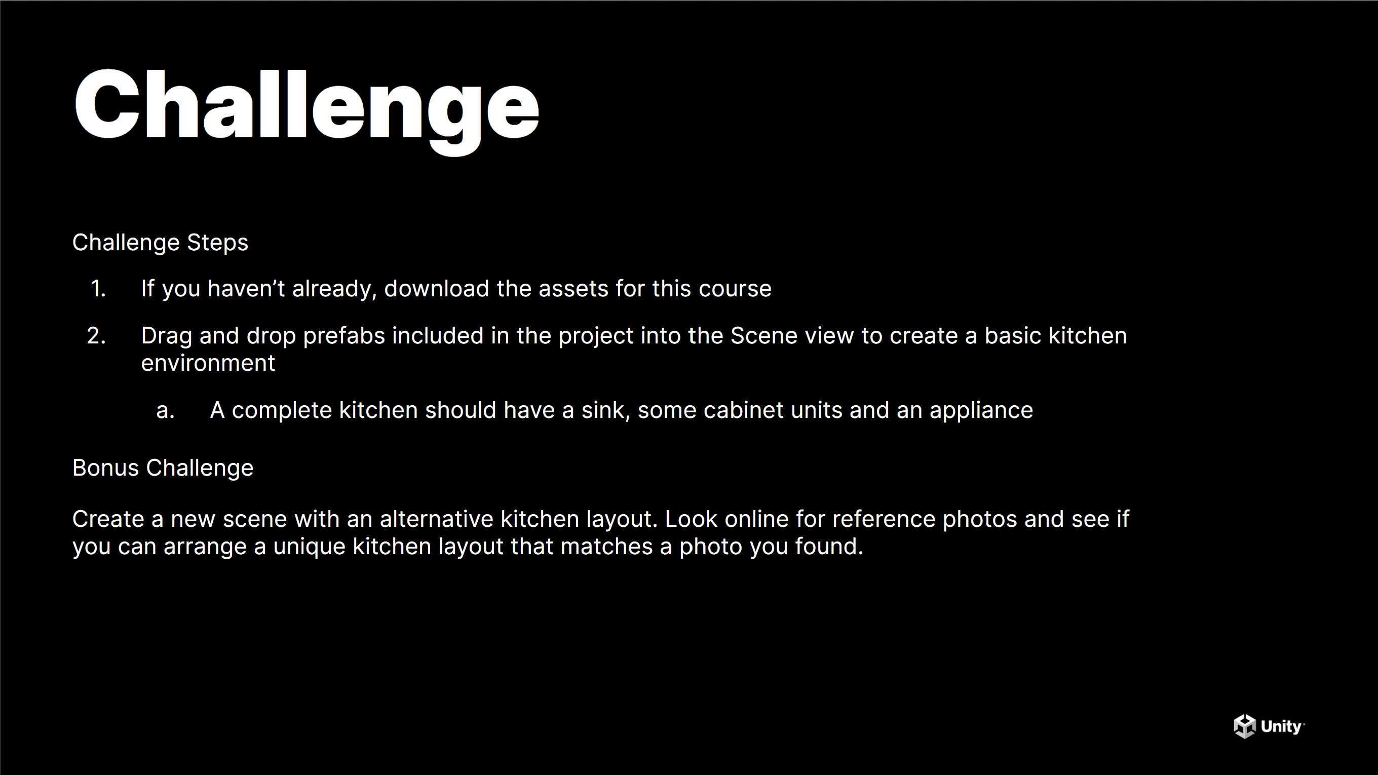 Module 2 Challenge - Unity Learn