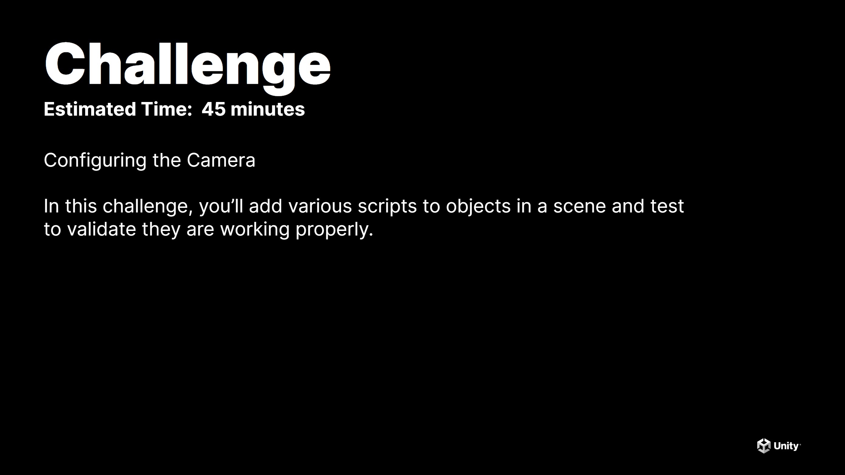 Module 7 Challenge - Unity Learn