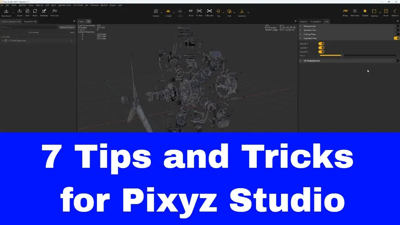Tips and Tricks in Pixyz Studio