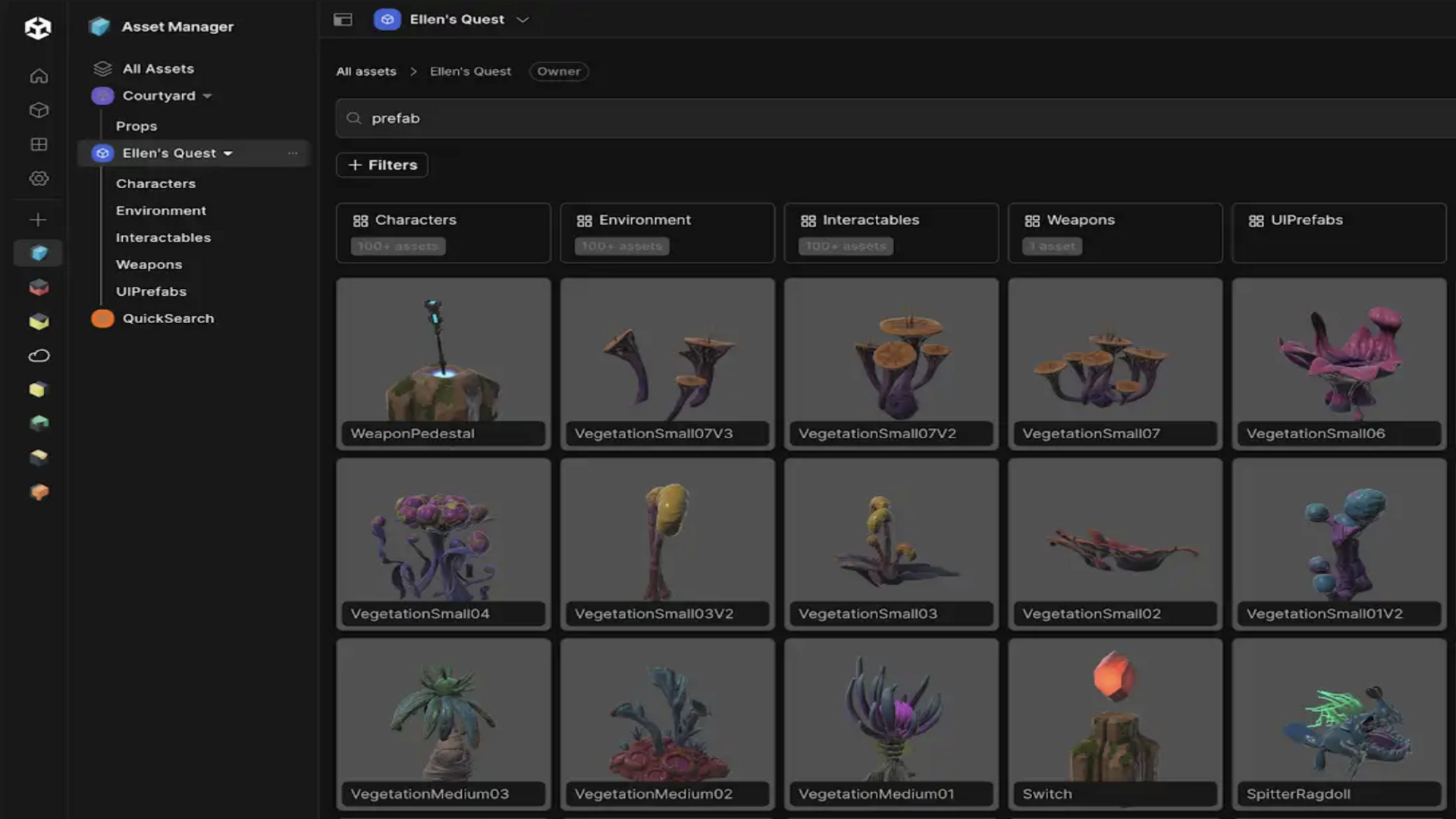 Unity Asset Manager: Quick start guide