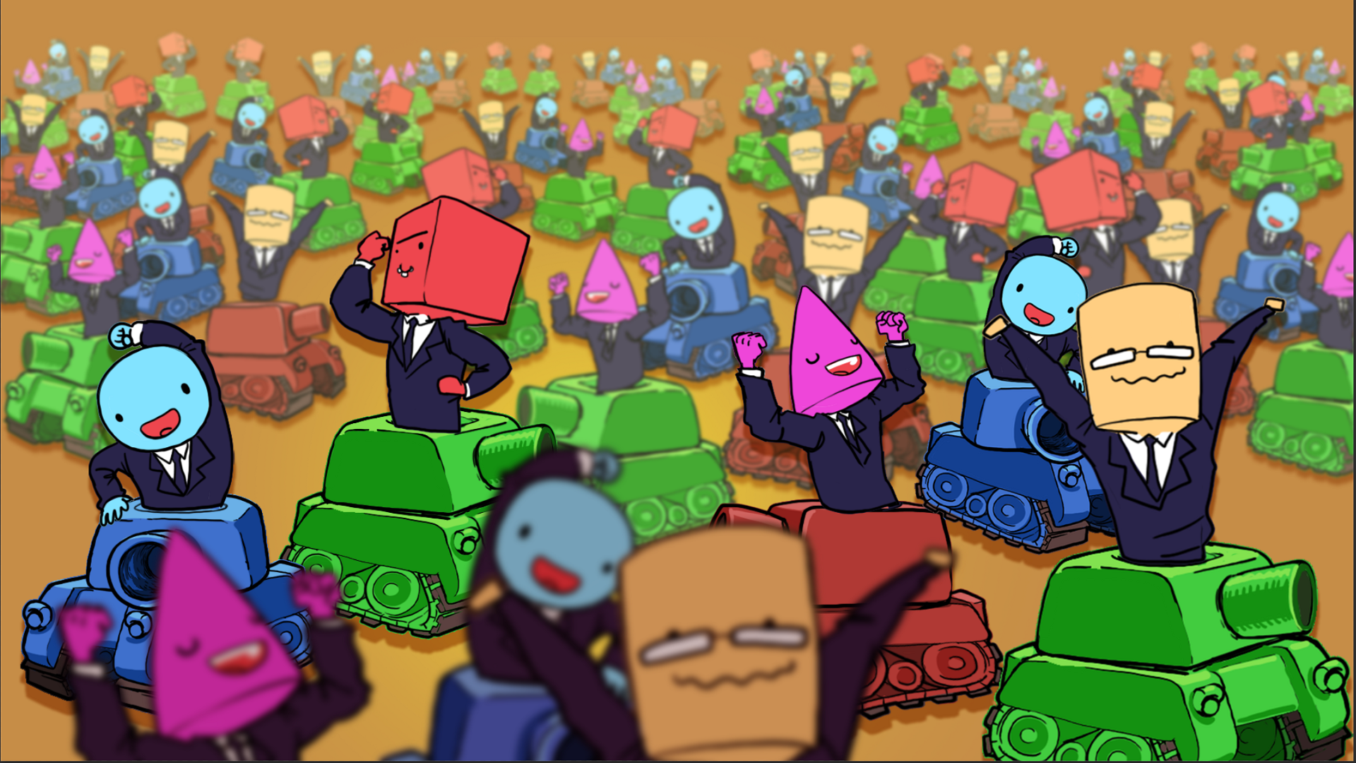 Entities in action: Tanks