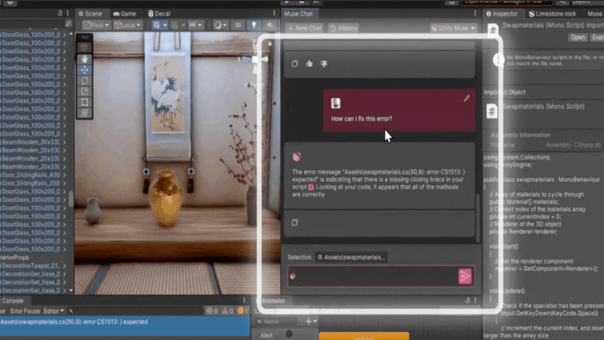 Get started with Muse Chat