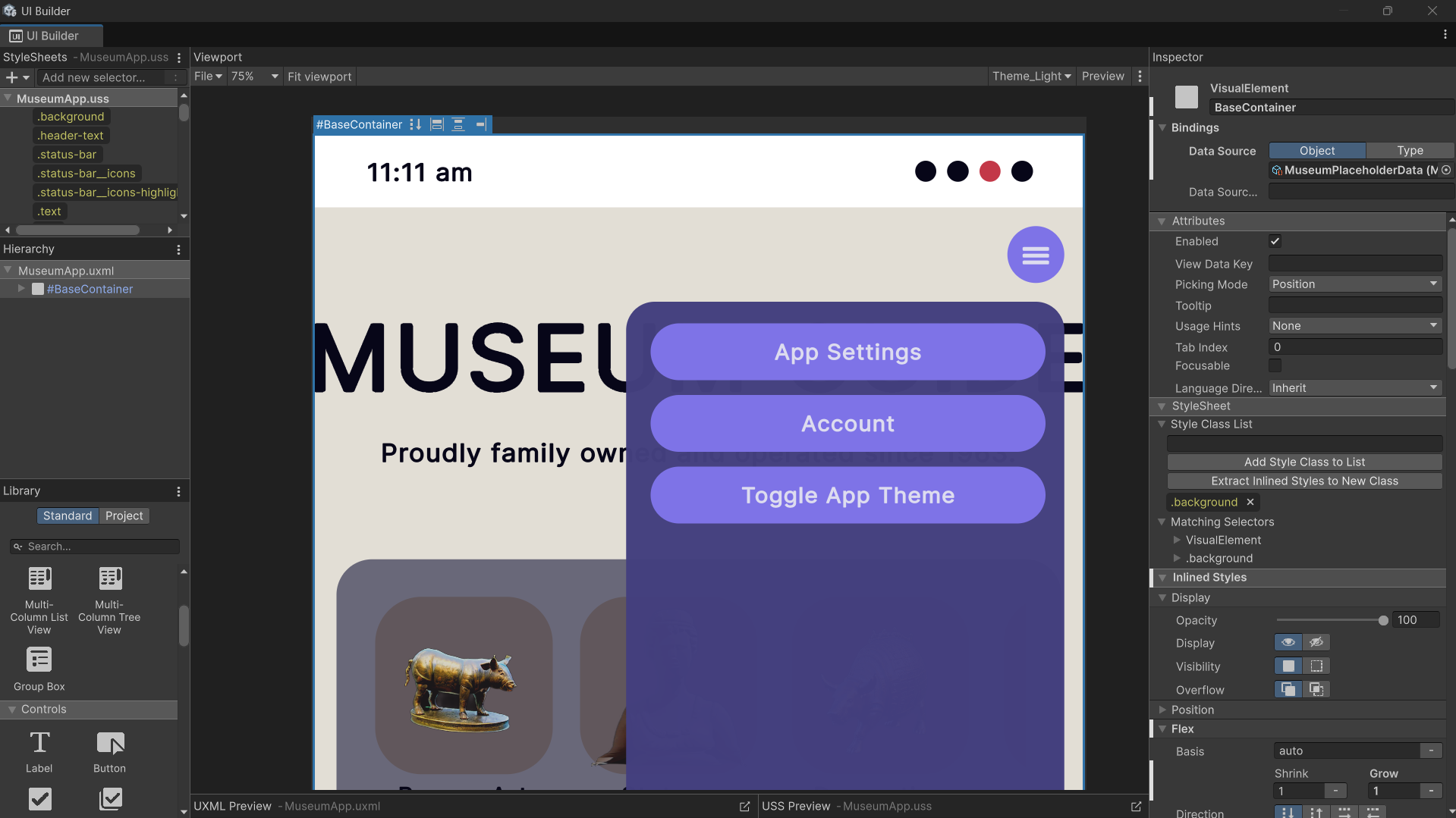 Project Files - UI Toolkit Fundamentals