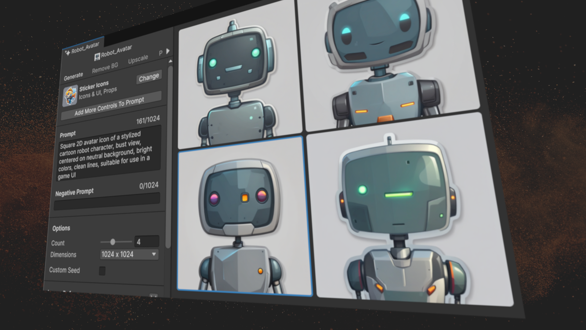 Use Sprite Generator to make an avatar icon